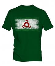 Ingushetia Distressed Flag Mens T-Shirt
