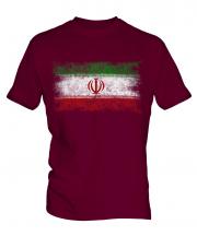 Iran Distressed Flag Mens T-Shirt