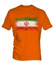 Iran Distressed Flag Mens T-Shirt