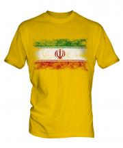 Iran Distressed Flag Mens T-Shirt