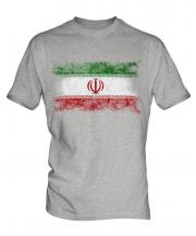 Iran Distressed Flag Mens T-Shirt