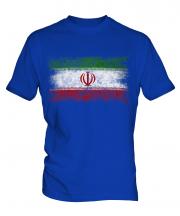 Iran Distressed Flag Mens T-Shirt