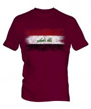 Iraq Distressed Flag Mens T-Shirt