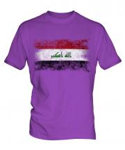 Iraq Distressed Flag Mens T-Shirt