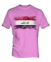 Iraq Distressed Flag Mens T-Shirt