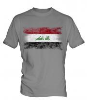 Iraq Distressed Flag Mens T-Shirt
