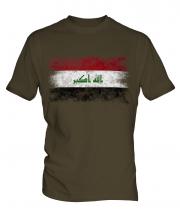 Iraq Distressed Flag Mens T-Shirt