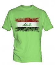 Iraq Distressed Flag Mens T-Shirt
