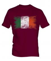 Ireland Distressed Flag Mens T-Shirt