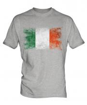 Ireland Distressed Flag Mens T-Shirt