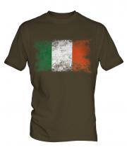 Ireland Distressed Flag Mens T-Shirt