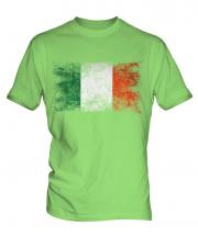 Ireland Distressed Flag Mens T-Shirt