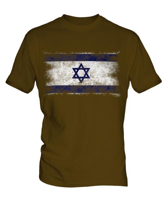 Israel Distressed Flag Mens T-Shirt