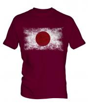 Japan Distressed Flag Mens T-Shirt