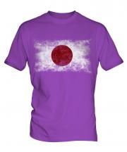 Japan Distressed Flag Mens T-Shirt