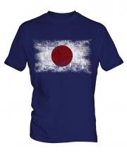 Japan Distressed Flag Mens T-Shirt