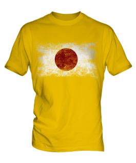 Japan Distressed Flag Mens T-Shirt