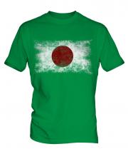 Japan Distressed Flag Mens T-Shirt