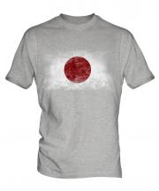 Japan Distressed Flag Mens T-Shirt