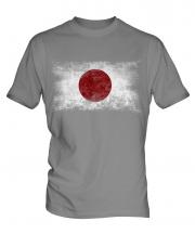 Japan Distressed Flag Mens T-Shirt