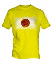 Japan Distressed Flag Mens T-Shirt