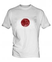 Japan Distressed Flag Mens T-Shirt