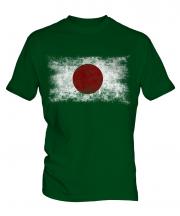 Japan Distressed Flag Mens T-Shirt