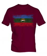Karachay-Cherkessia Distressed Flag Mens T-Shirt