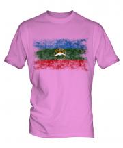 Karachay-Cherkessia Distressed Flag Mens T-Shirt