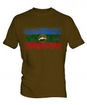 Karachay-Cherkessia Distressed Flag Mens T-Shirt
