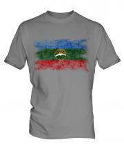 Karachay-Cherkessia Distressed Flag Mens T-Shirt