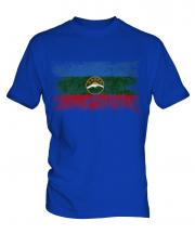 Karachay-Cherkessia Distressed Flag Mens T-Shirt
