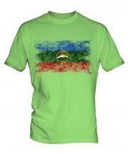 Karachay-Cherkessia Distressed Flag Mens T-Shirt