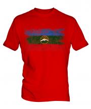 Karachay-Cherkessia Distressed Flag Mens T-Shirt