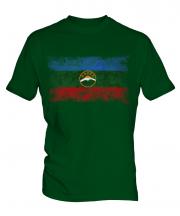 Karachay-Cherkessia Distressed Flag Mens T-Shirt