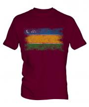 Karakalpakstan Distressed Flag Mens T-Shirt