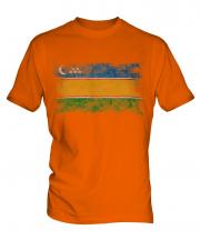 Karakalpakstan Distressed Flag Mens T-Shirt