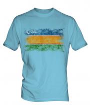 Karakalpakstan Distressed Flag Mens T-Shirt