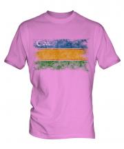 Karakalpakstan Distressed Flag Mens T-Shirt