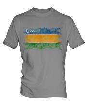 Karakalpakstan Distressed Flag Mens T-Shirt