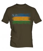 Karakalpakstan Distressed Flag Mens T-Shirt
