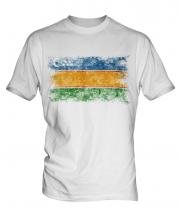 Karakalpakstan Distressed Flag Mens T-Shirt
