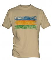 Karakalpakstan Distressed Flag Mens T-Shirt