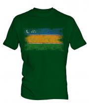 Karakalpakstan Distressed Flag Mens T-Shirt