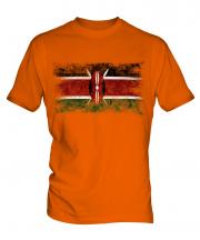 Kenya Distressed Flag Mens T-Shirt