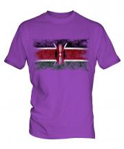 Kenya Distressed Flag Mens T-Shirt