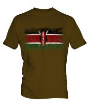 Kenya Distressed Flag Mens T-Shirt