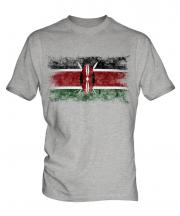 Kenya Distressed Flag Mens T-Shirt