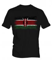 Kenya Distressed Flag Mens T-Shirt