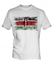 Kenya Distressed Flag Mens T-Shirt